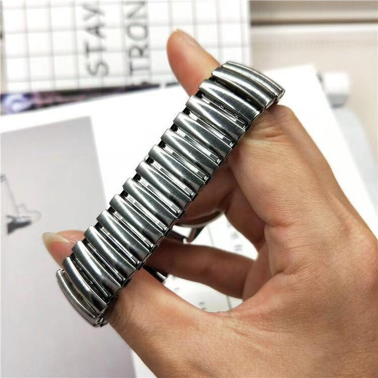 Relógio de pulso Feminino Quartz Mini Pulseira Elástica Analógico Linha Luxo Prata/Cinza — imagem 2 de 2