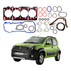 Jogo Junta Motor Fibra Fiat Uno Way 1.0 Evo 2010 A 2016