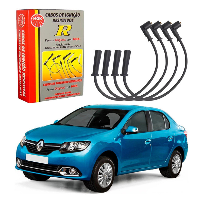 Cabo De Vela Ngk Logan 1.6 8v 2014 A 2019 em Oferta na Shopee