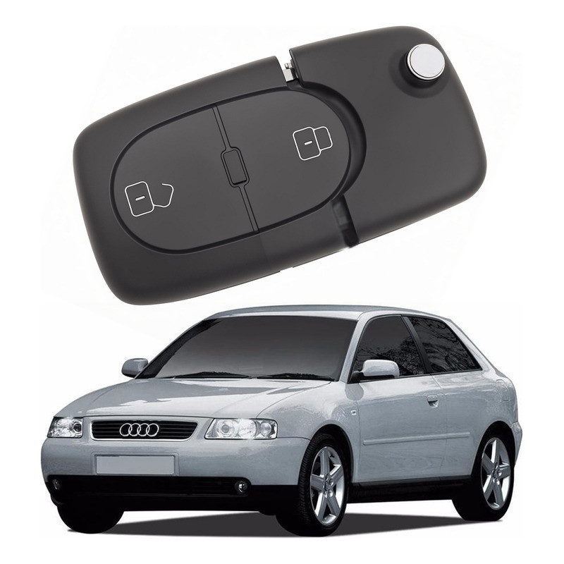 Chave Canivete Com Lâmina 2 Botões A3 1.6 2000 A 2006 em Oferta na Shopee