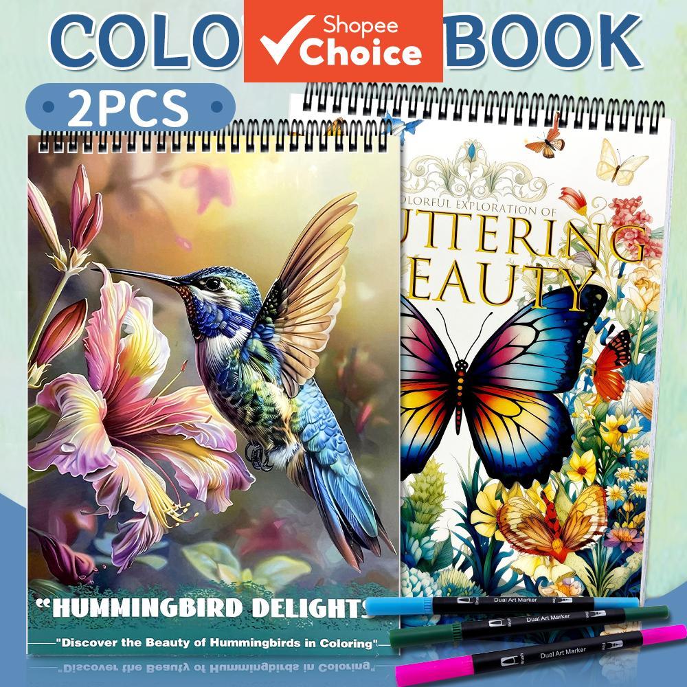 Super Crianças Livro De Colorir Desenho Original Grosso A4 Ultra Sensorial Papel Esboço Único Volume