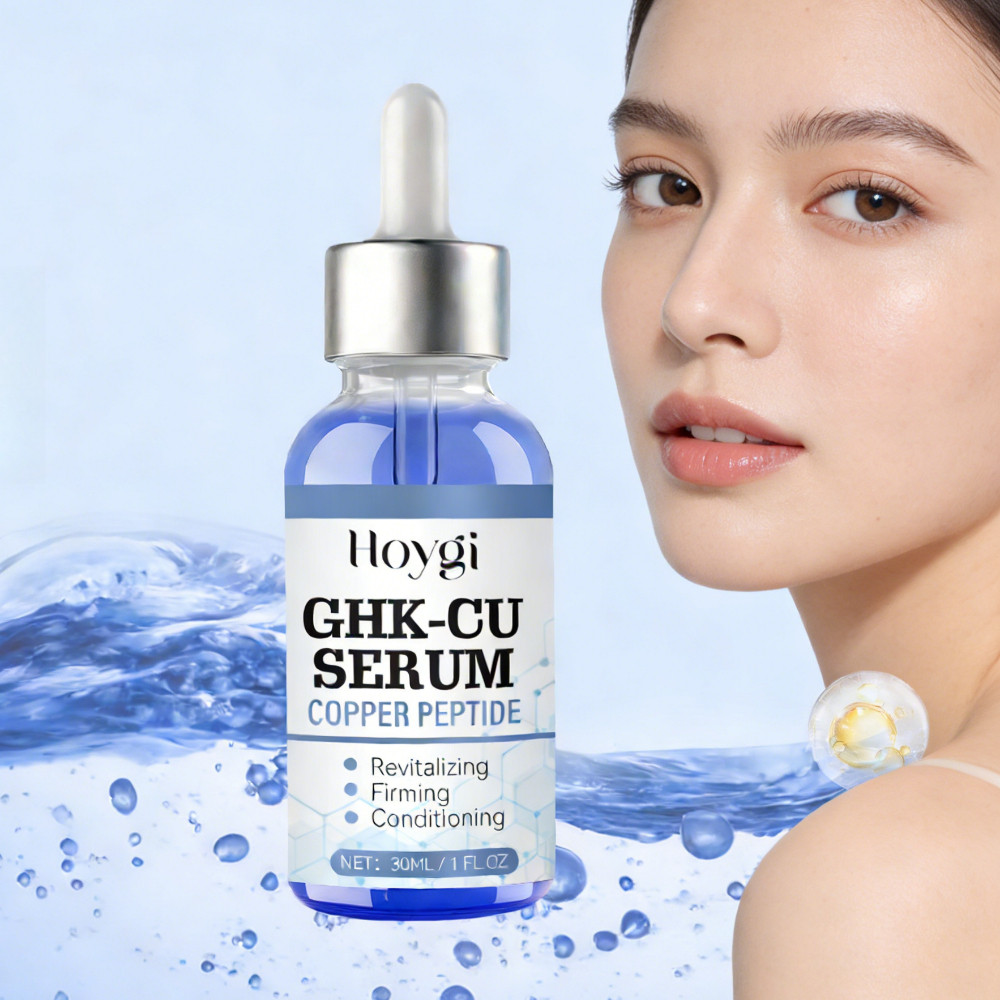 Soro Antienvelhecimento GHK-Cu 30ml-Fórmula De Peptídeo De Cobre Reduz Visivelmente Rugas E Linhas Finas , Aumenta A Ela