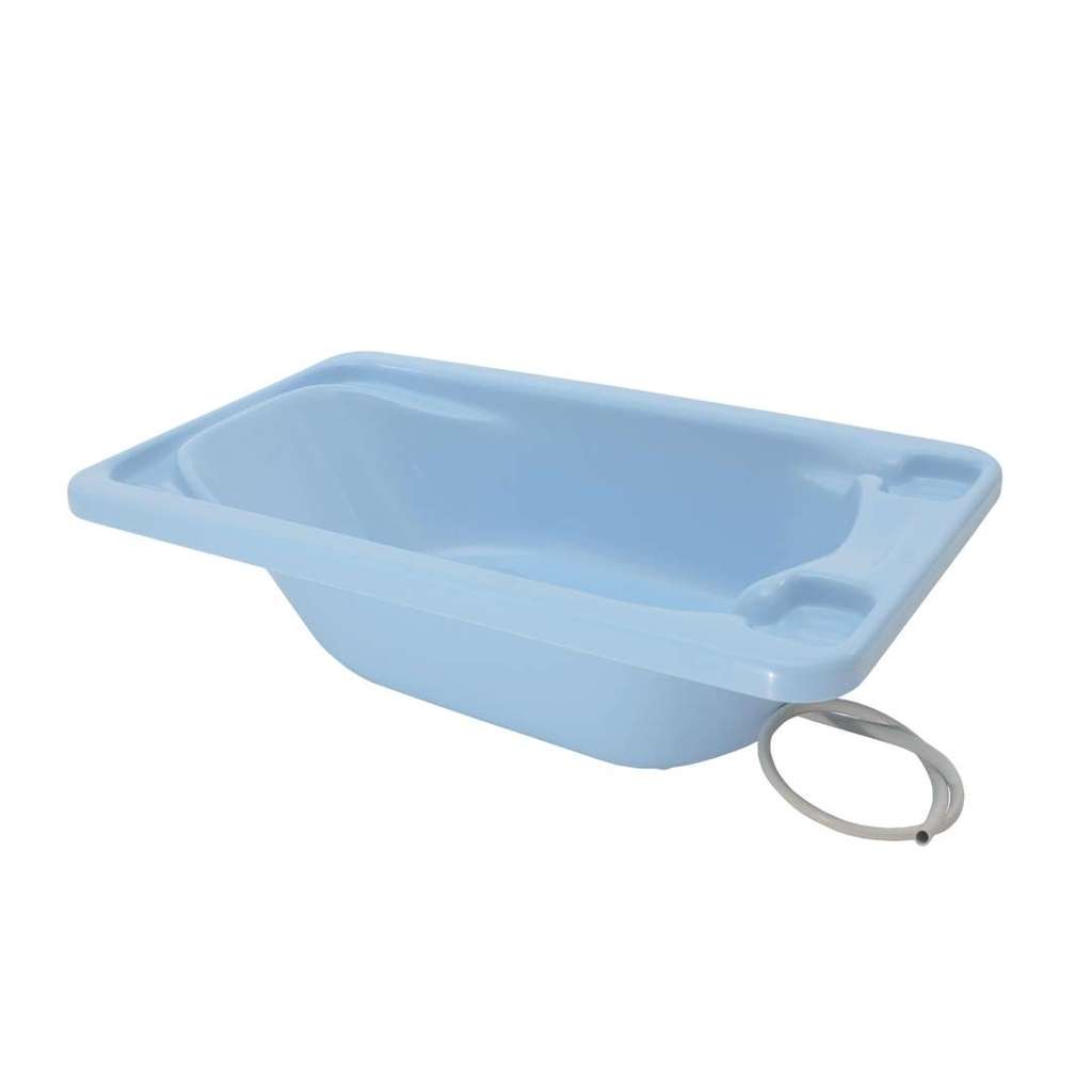 Banheira Bebê Plástica Galzerano com Saboneteira e Saída de Água – Leve, Segura e Fácil de Limpar