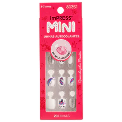 Unha Postiça imPress Mini Infantil Mystical Unicorn - Kiss New York