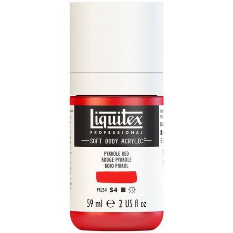 Tinta Acrílica Soft Body Liquitex 59ml S4 Pyrrole Red 1959321