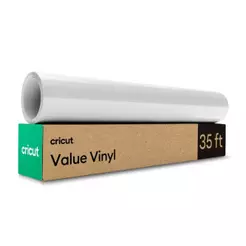 Cricut Value Vinil Permanente, Branco (30,5 cm x 10,6 m)