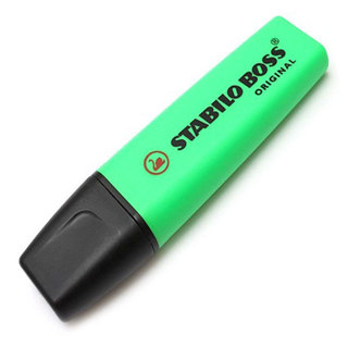 Pincel marca texto Boss Verde Claro 70/33 Stabilo em Oferta na Shopee