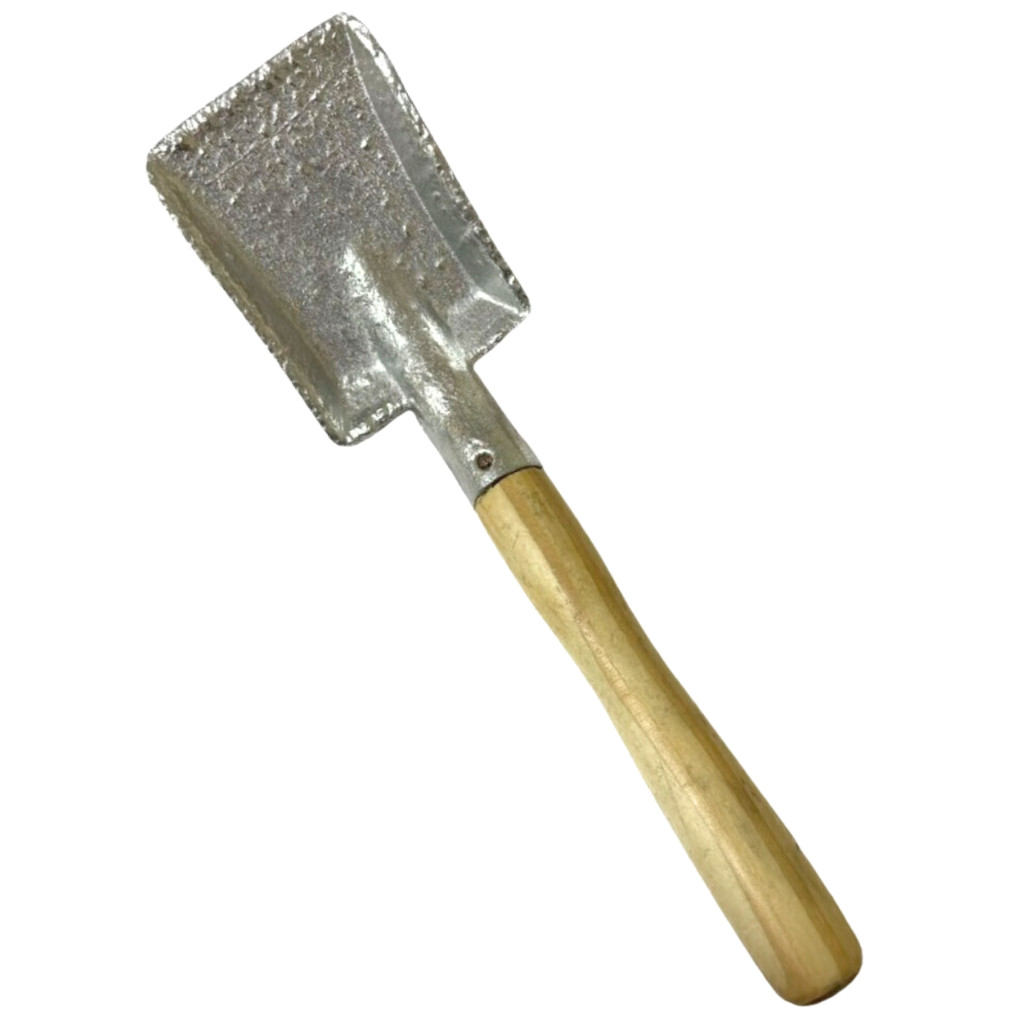 Pá de Jardinagem em Alumínio 22,5 cm com Cabo de Madeira Pequena Mini jardineira horta Suculentas em Oferta na Shopee