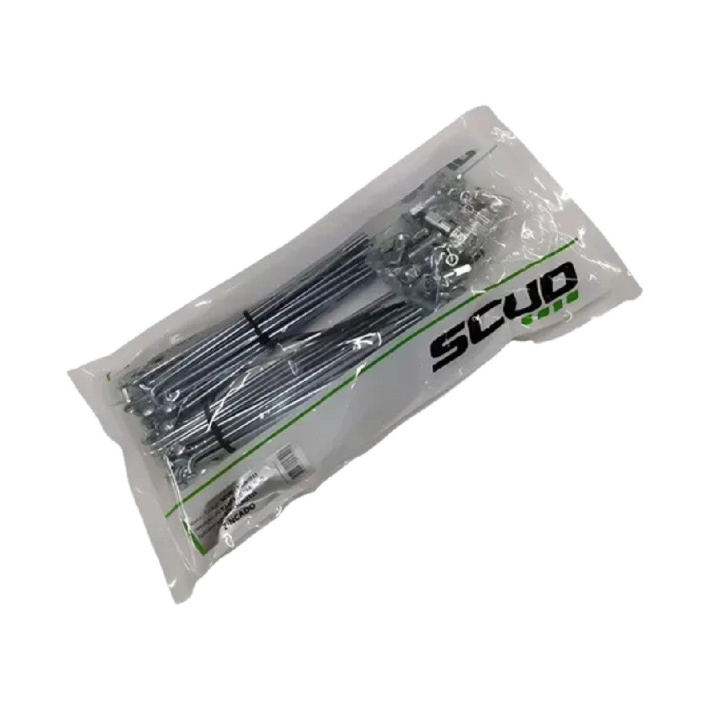 Kit Cubo Traseiro Xtz Lander 250 Unibreq + Jogo Raio 4mm Scud — imagem 2 de 2