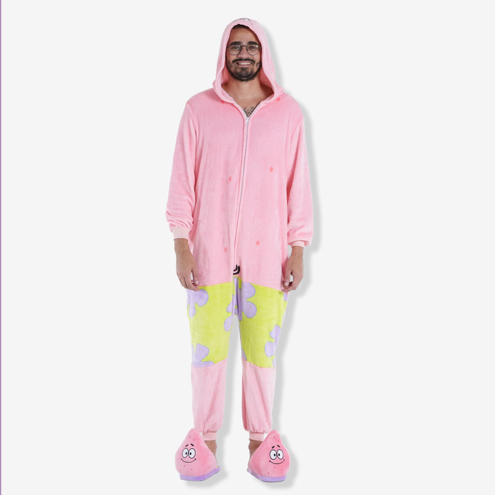 Macacão Kigurumi Patrick – Bob Esponja em Oferta na Shopee