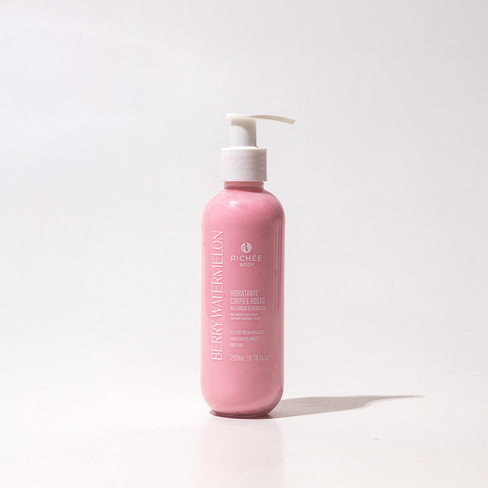 Hidratante Corpo e Rosto Morango e Melancia 200ml  - Richée Body em Oferta na Shopee