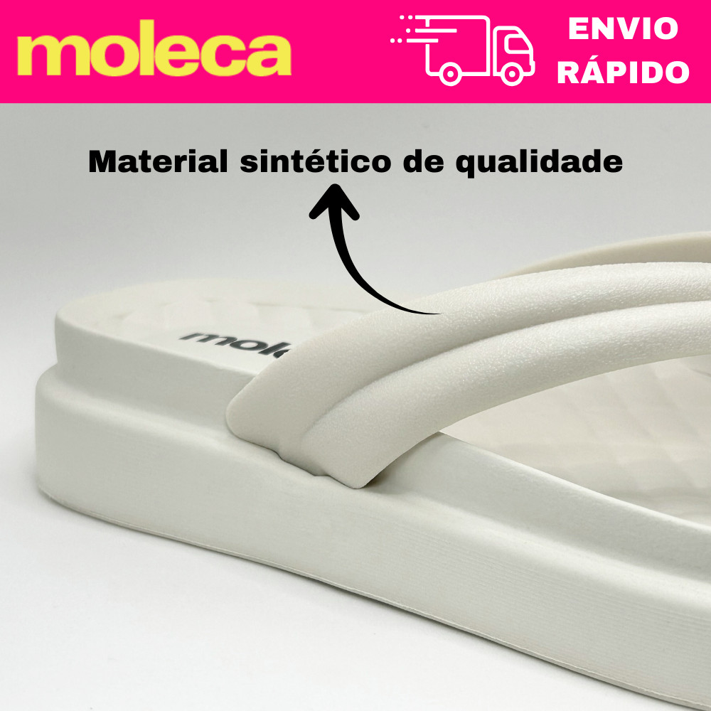 Detalhes do Tamanco Flatform Moleca 5554.100 Super Leve com Palmilha Extra Macia e Conforto no Dia a Dia