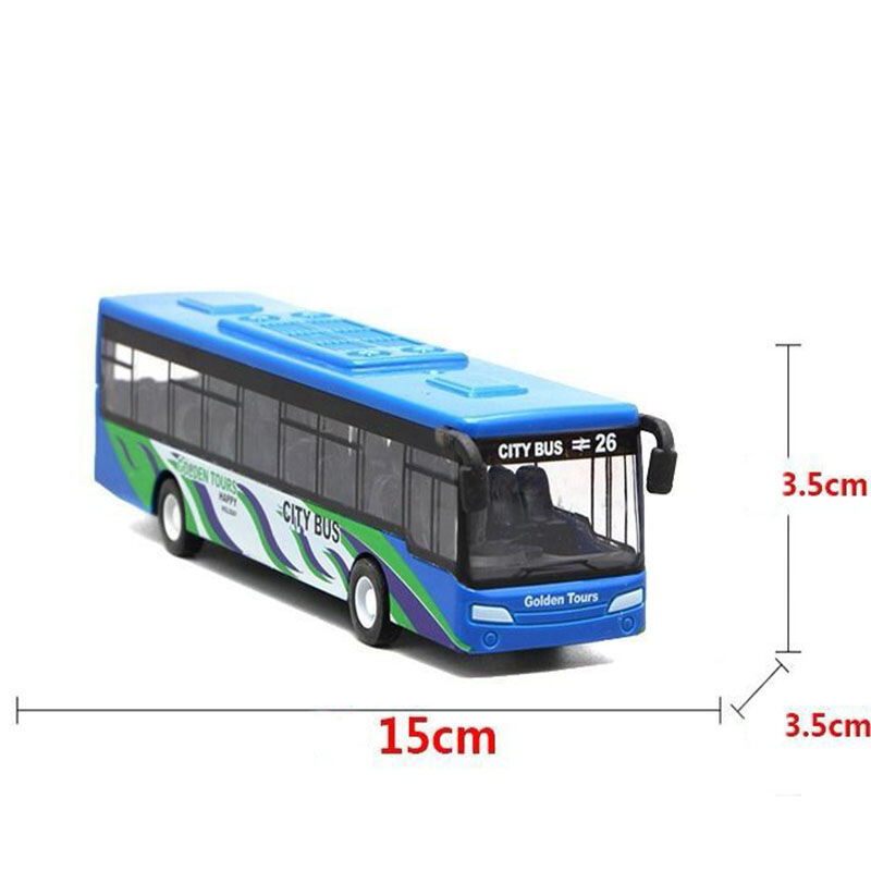 Brinquedos de Carro 1PC 1:32 Mini Ônibus de Liga Leve Carros de Brinquedo para Meninos Carros de Brinquedo para Crianças