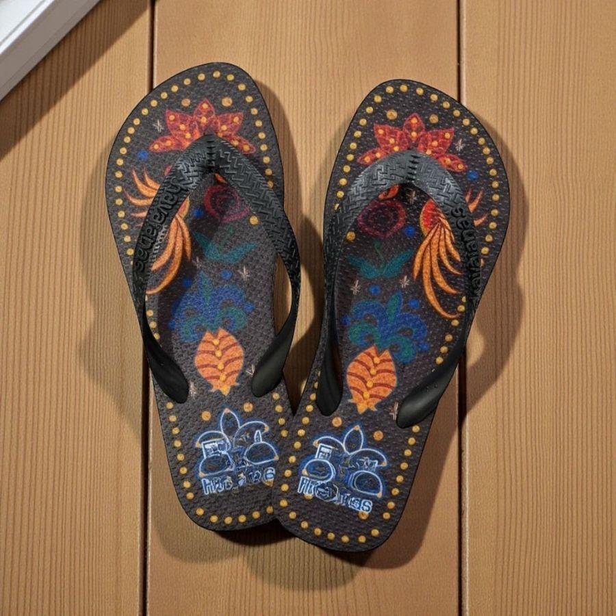 Chinelo   de tira feminino  moda Atual com solado leve para passeios e caminhadas leves new