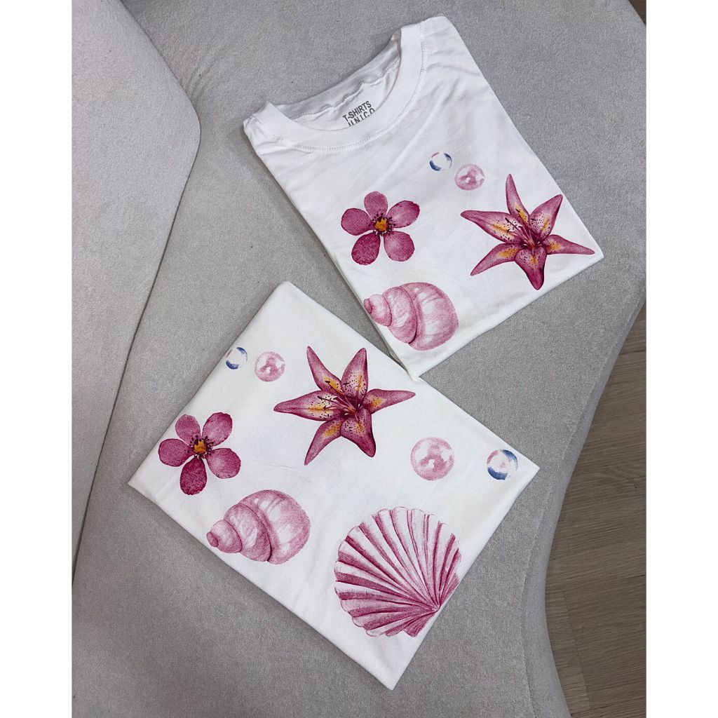 T-shirt Feminina Estampada Algodão Macio Moda Confortável Camiseta Verão