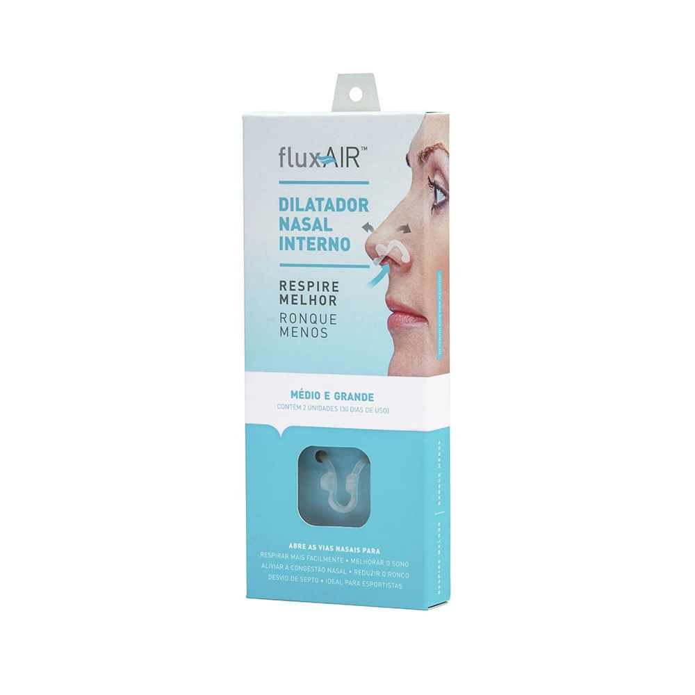 Dilatador Nasal Interno Flux AIR Tamanho Médio e Grande com 1 Unidade em Oferta na Shopee