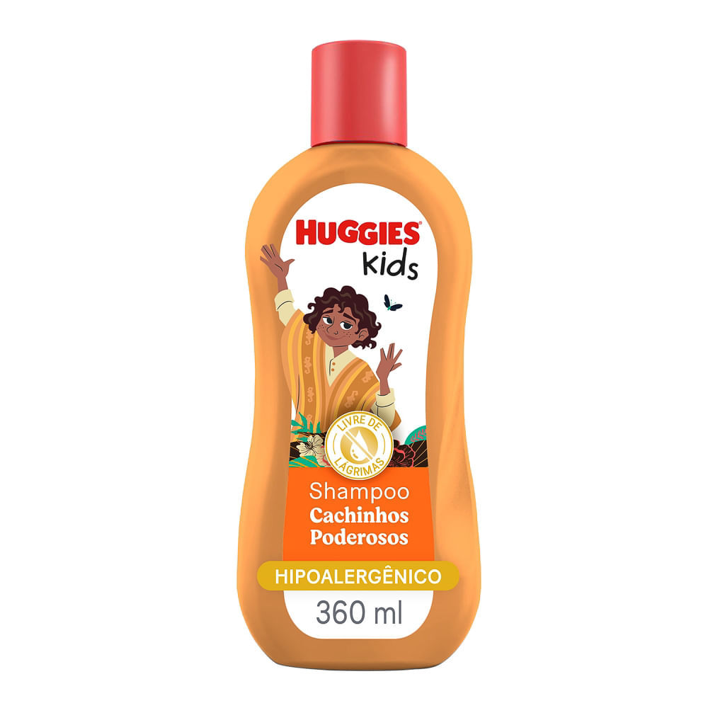 Shampoo Huggies Kids Cachinhos Poderosos 360ml em Oferta na Shopee