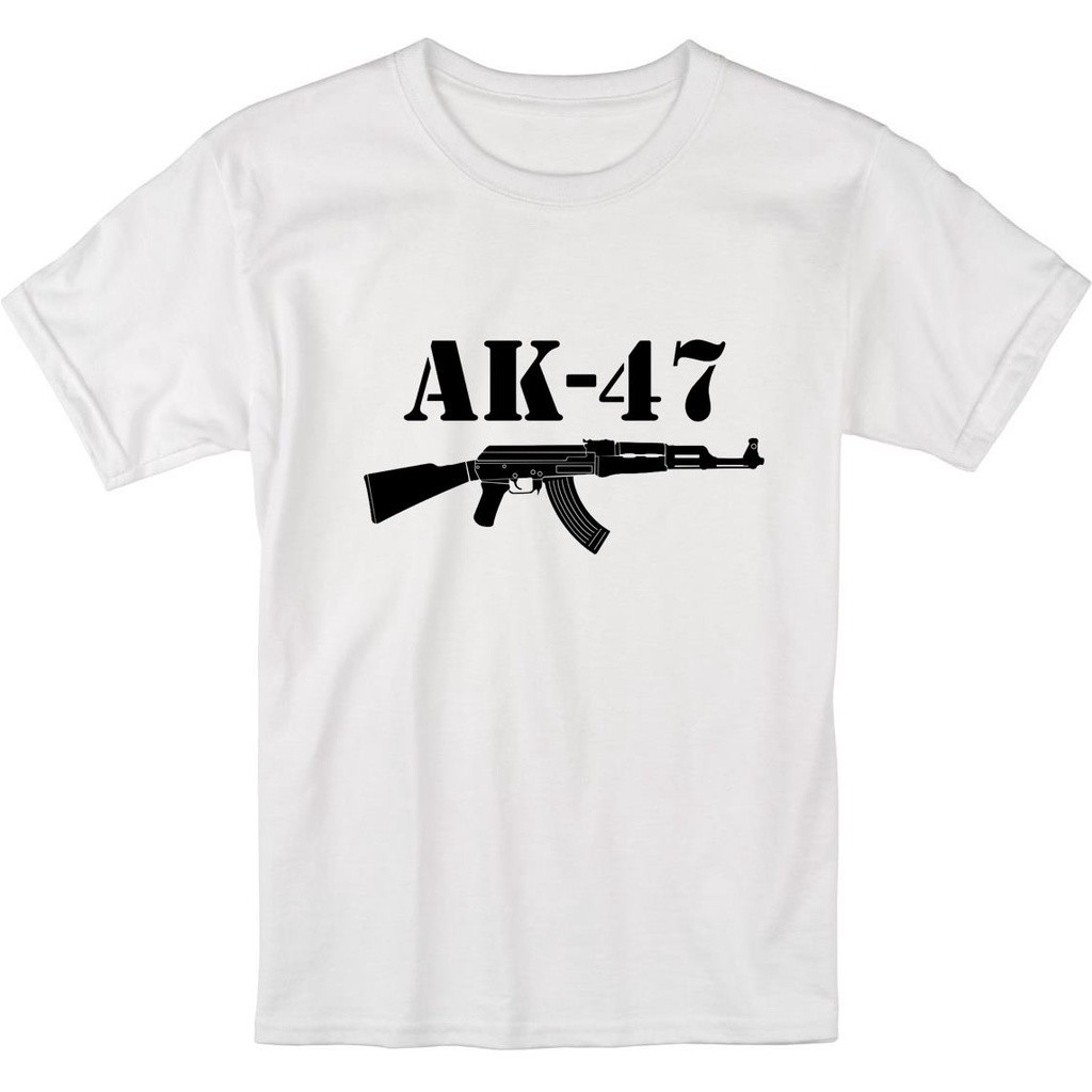 Camiseta Atmclass Premium Algodão Ak 47, Fuzil Rifle 02 Envio Imediato Envio Imediato
