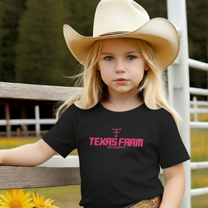 Camisa Infantil Country Cowboy Texas Farm Rodeio Confortável 100% Algodão Estampada Menina em Oferta na Shopee