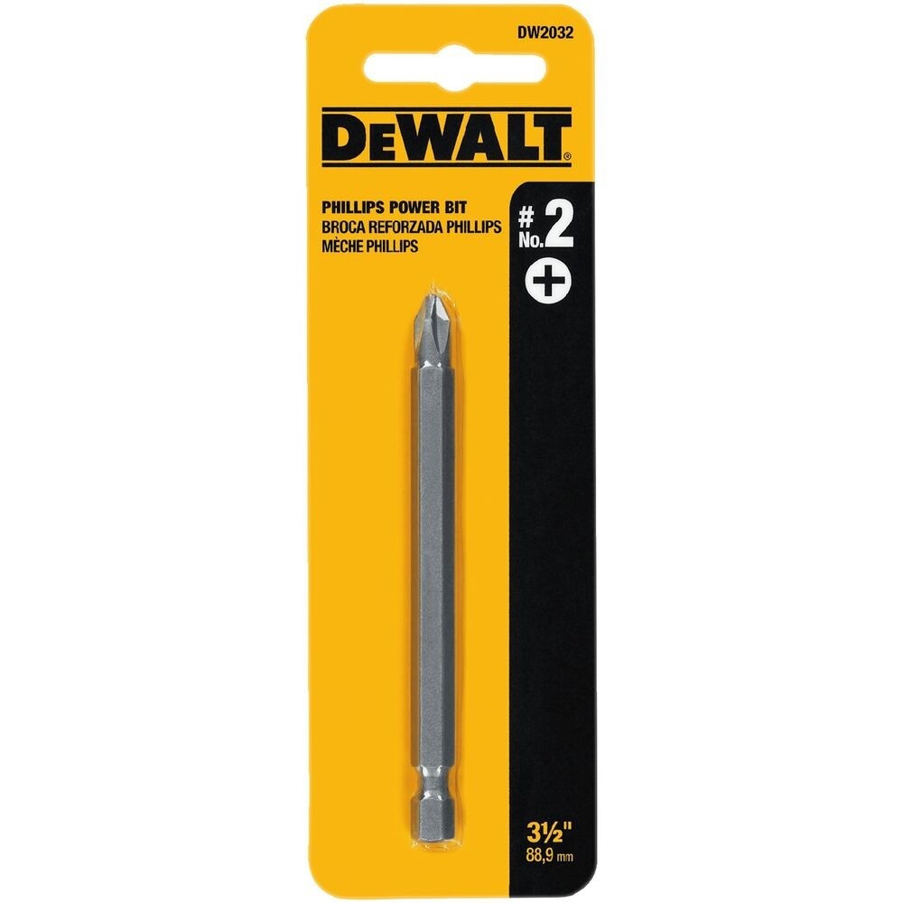 Bits phillips ph 2 x 90 mm encaixe 1/4"- DW-2032	- Dewalt