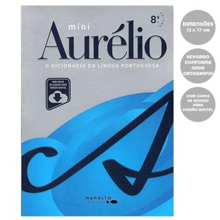 Livro Minidicionário Aurélio Com Versão Digital - Oitava Edição em Oferta na Shopee
