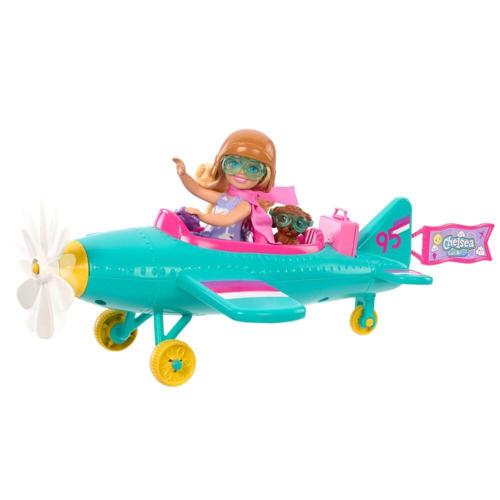 Barbie Conjunto Chelsea Piloto de avião - Mattel em Oferta na Shopee