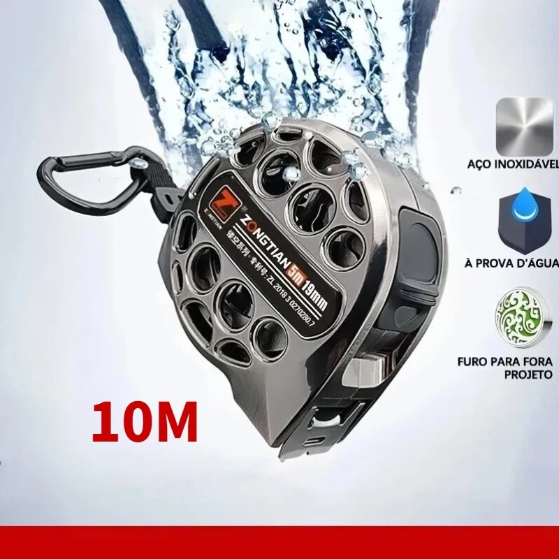 Fita Métrica De Aço Inoxidável de Alta Precisão 3/5/7,5/10m–Durabilidade Para Medições Profissionais em Oferta na Shopee