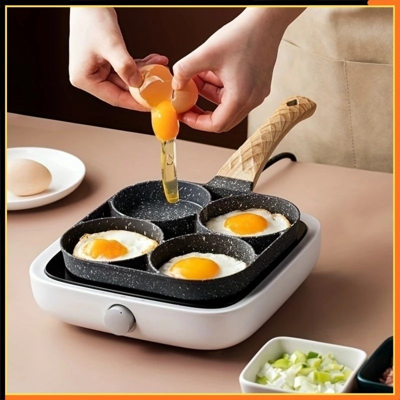 Multifunctional Non-Stick 4 in 1 frigideira antiaderente 4 em 1 para ovos frigideira japonesa em Oferta na Shopee