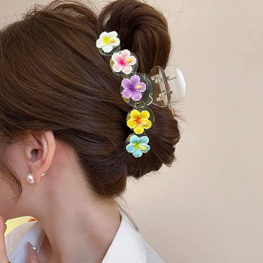 Novo Presilha De Flor Transparente, Delicada E Charmosa em Oferta na Shopee