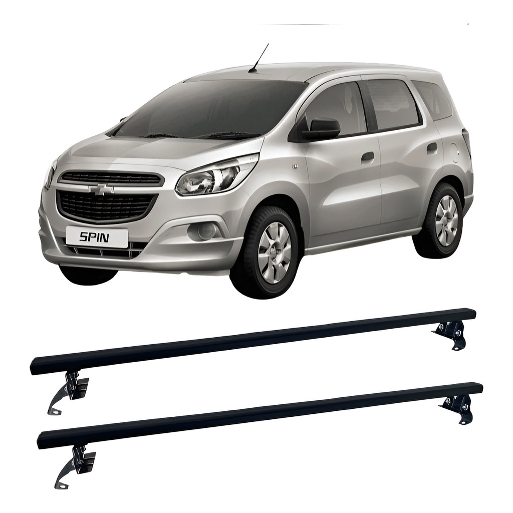 Rack Teto Suporte Bagageiro Aço Smd Gm Spin 4 Portas