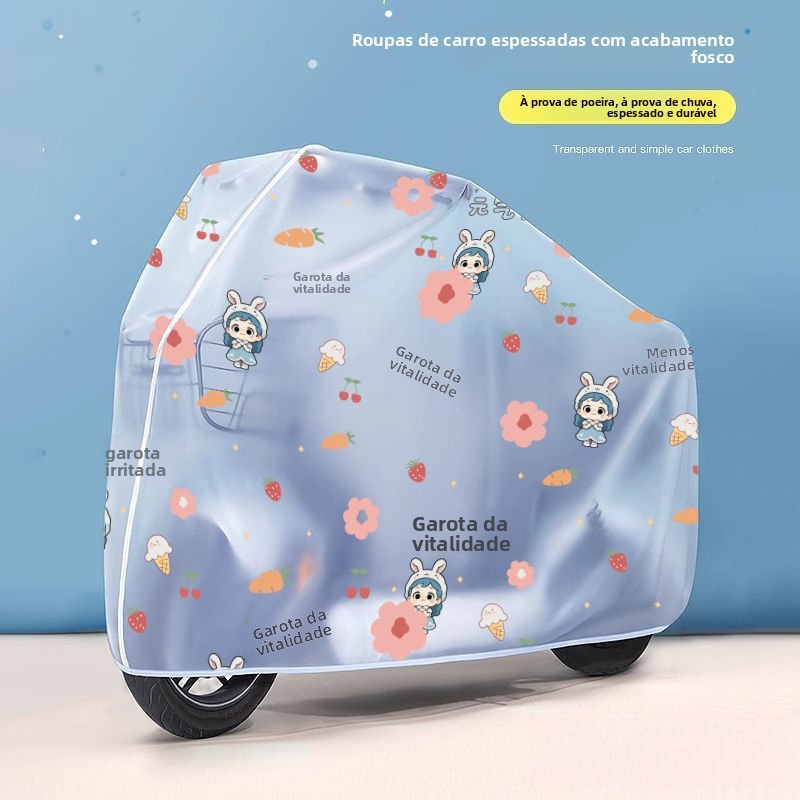 Capa de Chuva para Scooter Elétrica Capa para Bicicleta Elétrica Capa de Chuva para Motocicleta Capa de Chuva Impermeáve