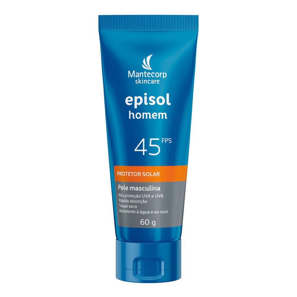 Protetor Solar Episol Homem FPS 45 60g em Oferta na Shopee