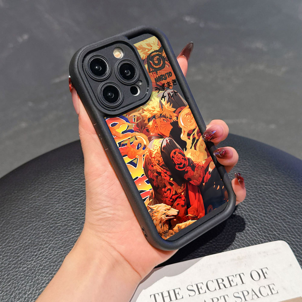 Capa Para Samsung A17 A07 A56 A36 A55 A54 A16 A15 A14 A05S A51 A52 A34 A35 A32 A13 Naruto De Sangue Quente 3D Caso