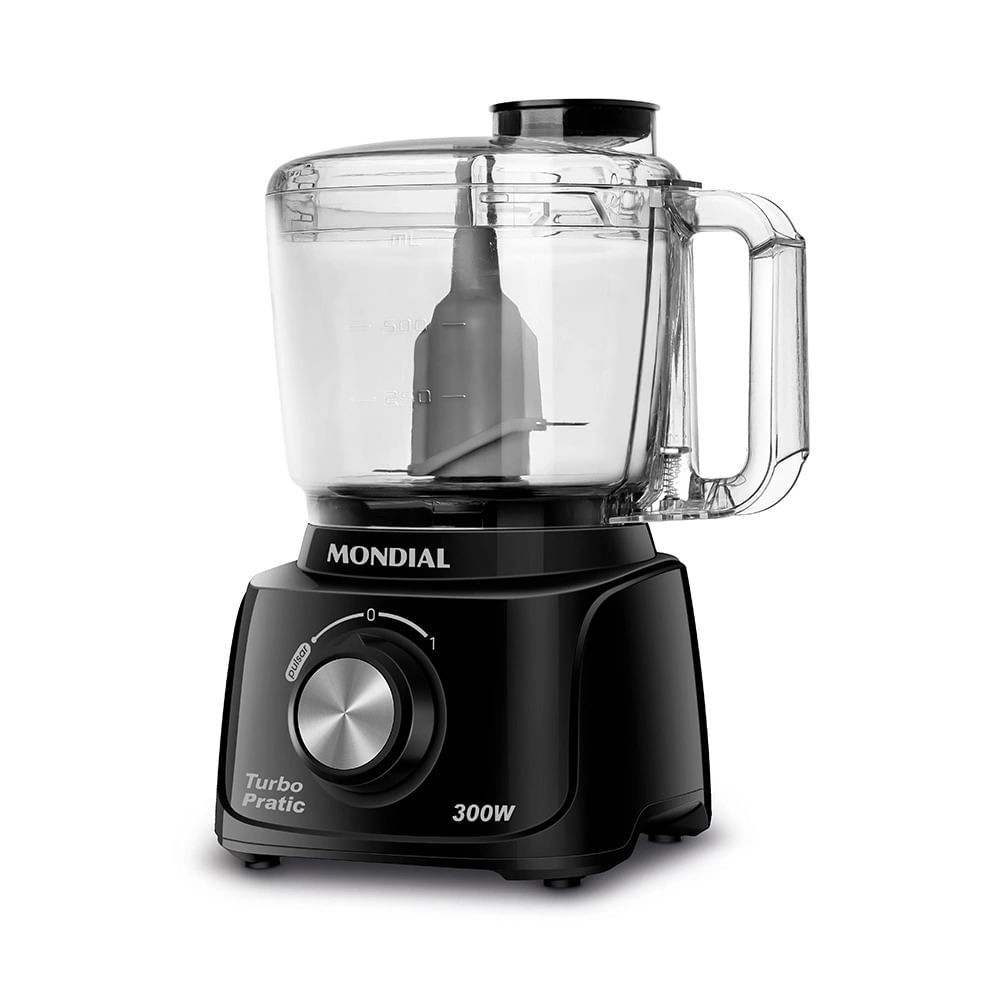 Mini Processador Mondial Turbo Pratic MP-16-B Preto - 220V em Oferta na Shopee