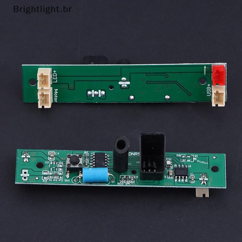 [brightlight.br] Sensor De Movimento Inteligente Lixeira Módulo De Placa De Circuito Indução De Baixa Potência + Ki + Bo