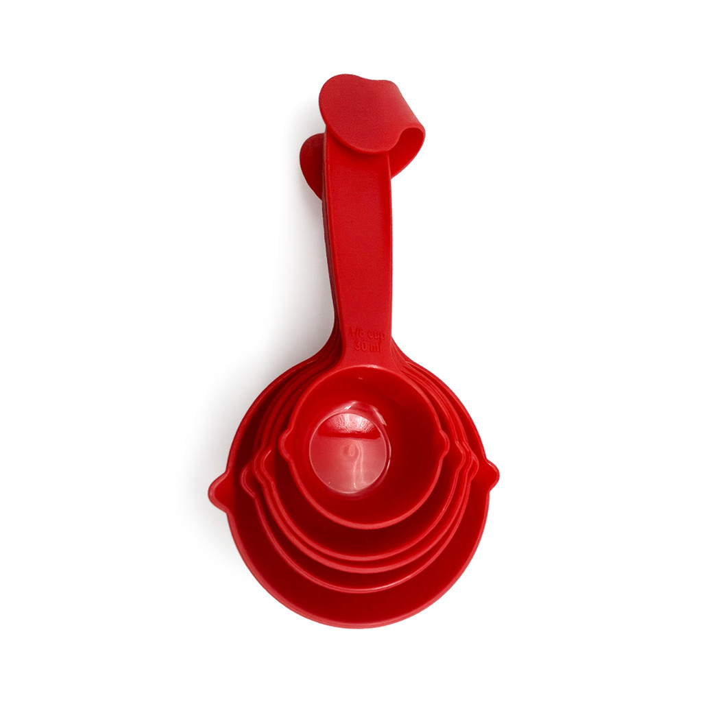 Conjunto de 5 Colheres Medidoras de Plástico Mozcada em Oferta na Shopee