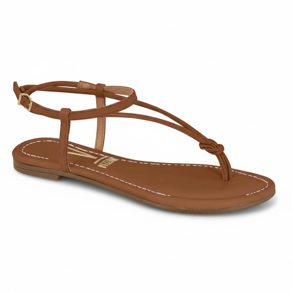 Rasteira Vizzano Mocca Feminino Versátil Estilo Moderno em Oferta na Shopee