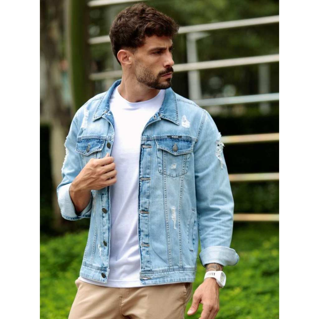 Jaqueta Masculina Jeans Revanche 51712.