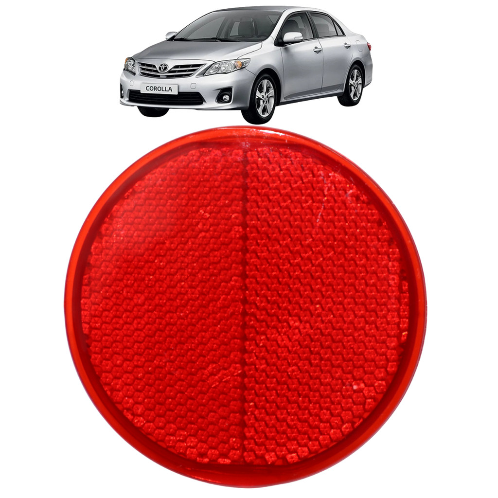 Refletor Para Choque Traseiro Corolla 2008 Até 2013 2014