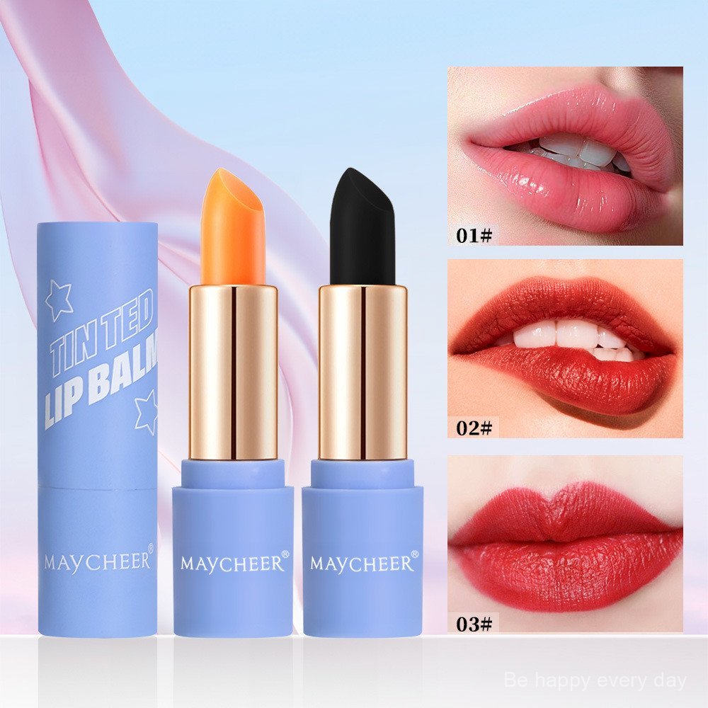 Bálsamo Labial Hidratante, de Longa Duração e que Muda de Cor