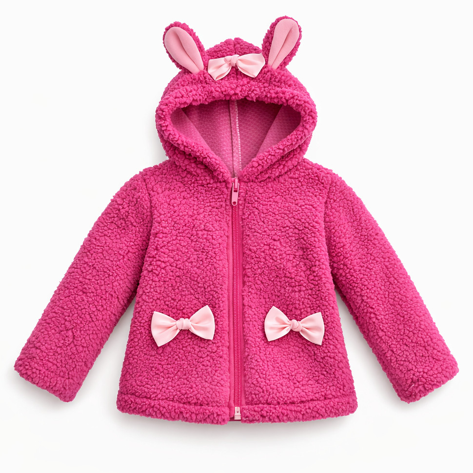 Blusa de frio Infantil Pelinho menina com Capuz Casaco Teddy Ted JAQUETA INFANTIL Roupa Frio Moletom