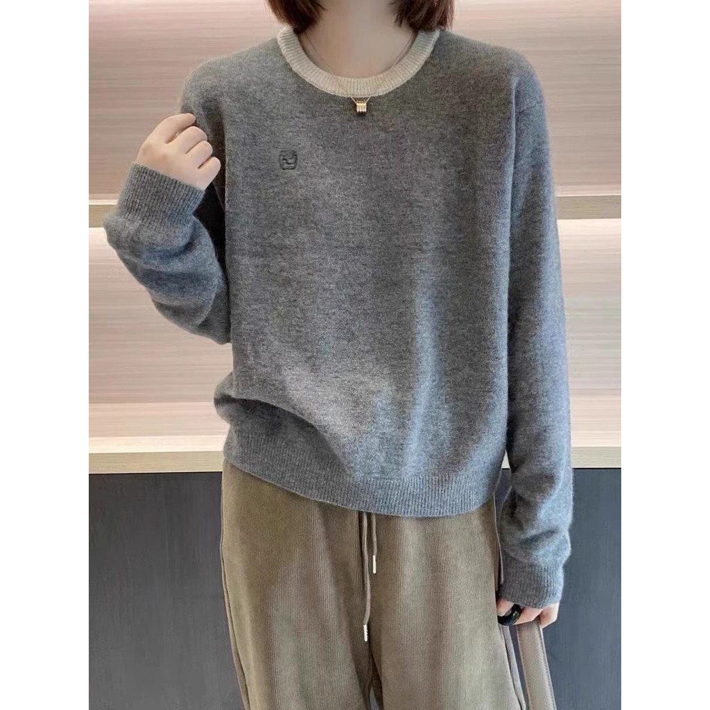 Estilo japonês High-End comércio exterior exportação cauda pedido outono Plus Size camisola feminina malhas soltas mais 