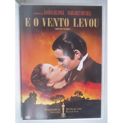 DVD E O VENTO LEVOU direção VICTOR FLEMING