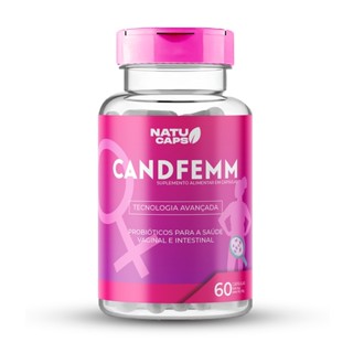 1 Un Candfemm Saúde Feminina Bem-estar Flora Mulher Suplemento Alimentar em Oferta na Shopee