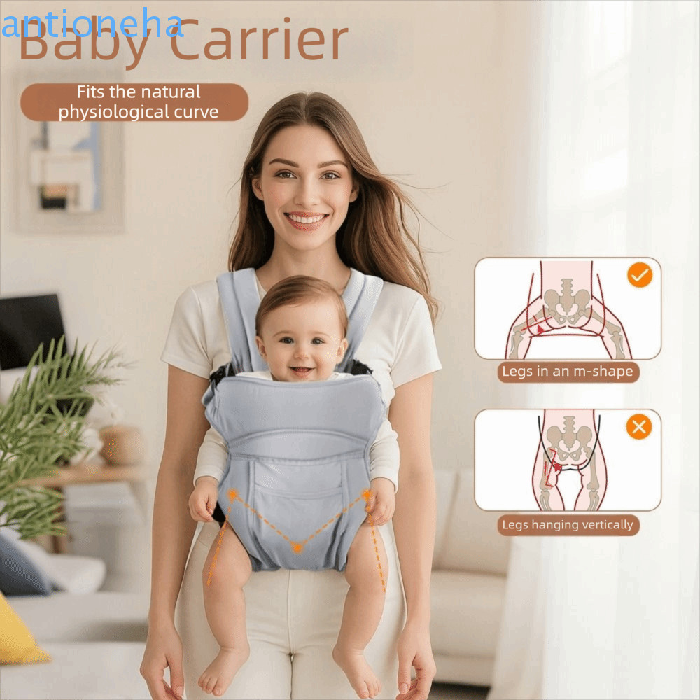 Porta-Bebês ANTIONEHA , Design Respirável , Estilingue Multifuncional Para Recém-Nascidos Confortável