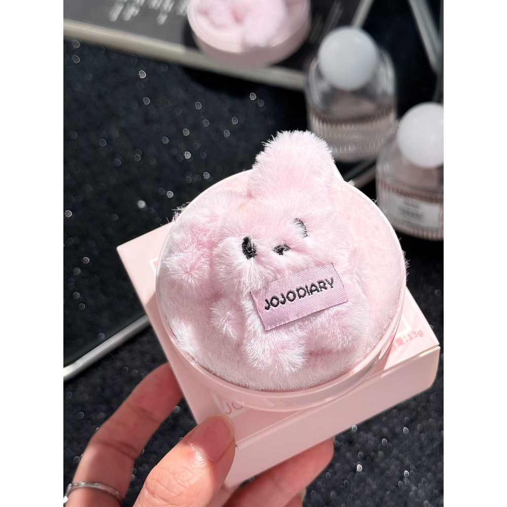 Estilo coreano bonito veludo coelho hidratante maquiagem hidratante sem maquiagem sem colante pó cremoso almofada de pel
