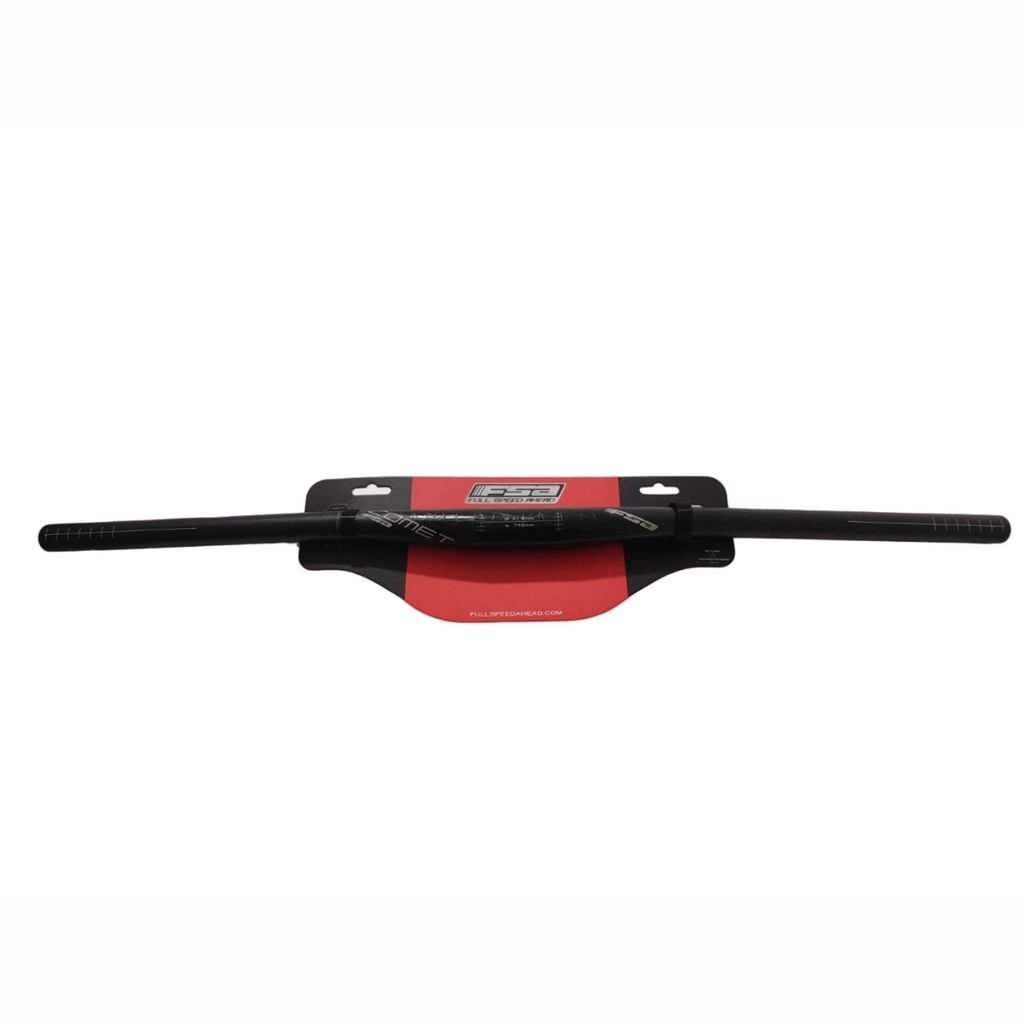 Guidão Fsa Comet Flat Alumínio Mtb 740mm X 31,8mm Preto