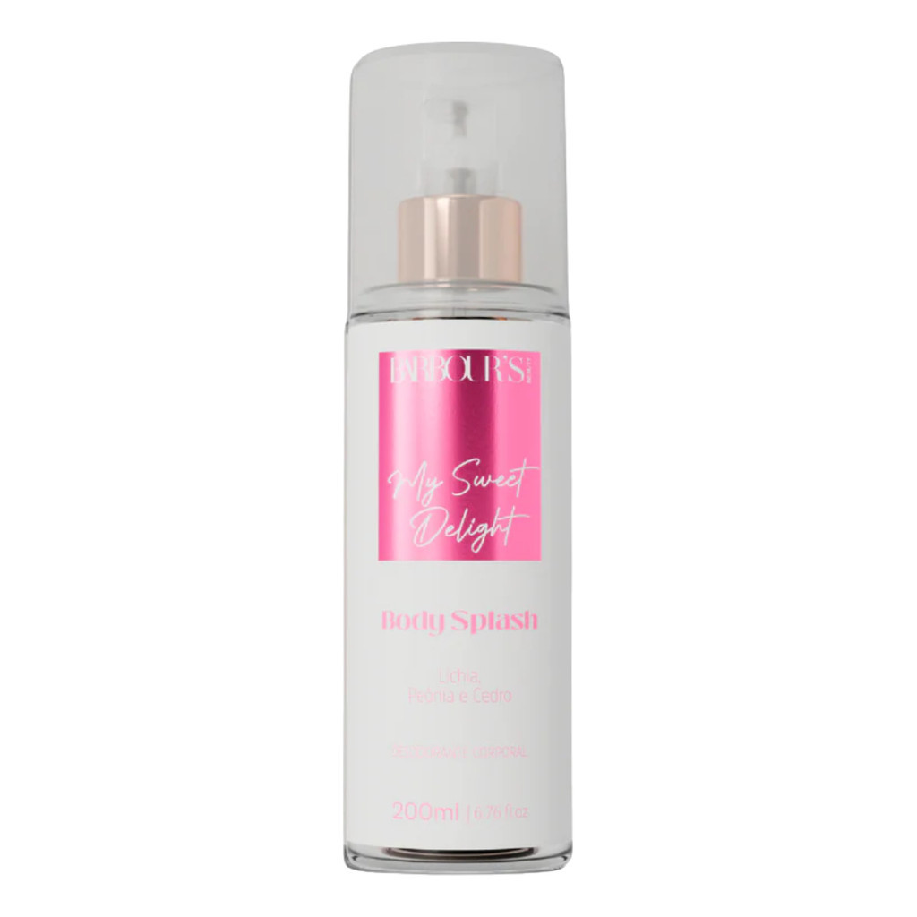 Body Splash My Sweet Delight Barbour's 200ml BZL em Oferta na Shopee