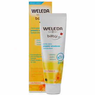 Weleda Baby Creme Preventivo de Assaduras Calêndula 120ml em Oferta na Shopee