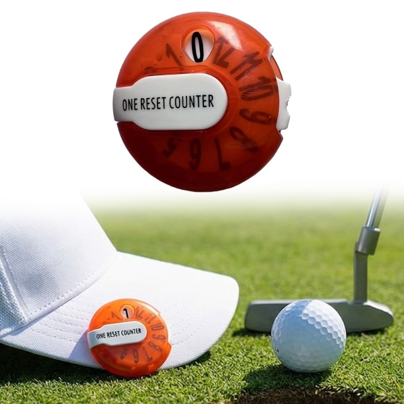 Estone Ergonômico Golf Shot Calculadora Clipe Profissional Chapéu De Golfe Montado Rastreadores De Pontuação